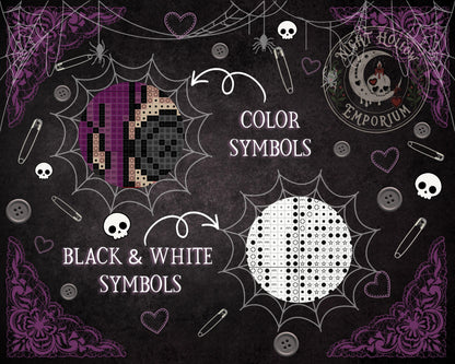 Rot Heart Dolly Cross Stitch Pattern PDF