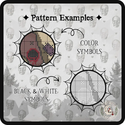 PatchPaw Puppy | Gothic Plush Animal Cross Stitch Pattern | Macabre Dog Embroidery | PDF ( Instant Download)
