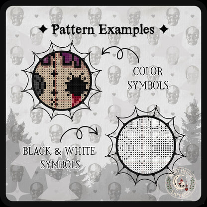 Rot Heart Dolly Cross Stitch Pattern PDF