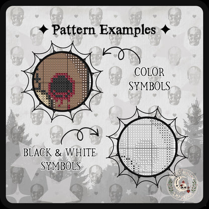 Gloomberry Bear & Starberry Bear Cross Stitch Pattern PDF | NIGHT HOLLOW STITCHLINGS COLLECTION