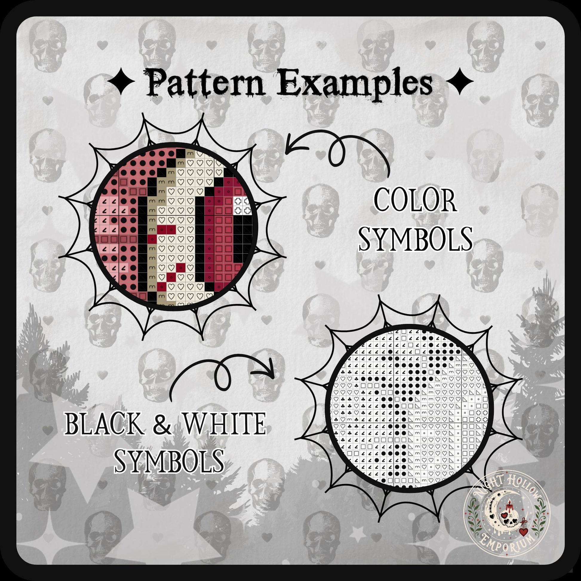 Gravebloom Cross Stitch Pattern PDF