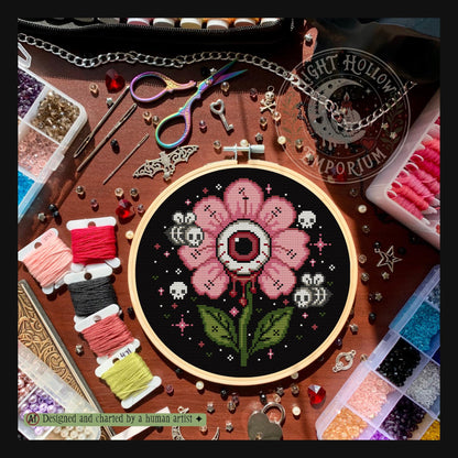 Gravebloom Cross Stitch Pattern PDF